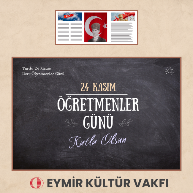 24 KASIM ÖGRETMENLER GÜNÜ KUTLU OLSUN